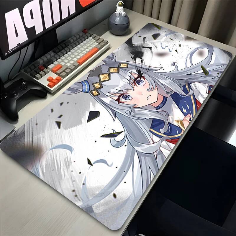 Oguri Cap Umamusume Mousepad HD In Máy Tính Game Thủ Khóa Cạnh Chống Trơn Trượt Miếng Lót Chuột XXL PC Gamer Pretty Derby Bàn Pad