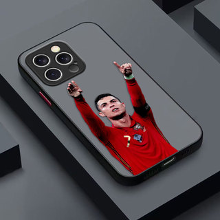 Bóng Đá Siêu Sao Ronaldo CR7 Bao Mờ Ốp Lưng Điện Thoại IPHONE APPLE 17 AIR 16 15 14 13 12 MINI 11 PRO MAX PLUS Ốp Lưng DIY Shell Điện Thoại Di Động