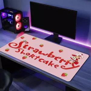 Mousepads Chống Trơn Trượt Lockedge S-Strawberry Văn Phòng Sinh Viên Chơi Game Dày Viết Lớn S-Shortcake Pad Hoạt Hình Đệm Chuột Pad