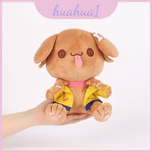 Inugami Korone Động vật nhồi bông mềm bằng sợi Polyester để sử dụng quà tặng và thời gian chơi