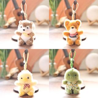 Móc khóa mềm màu vàng lấp đầy nhẹ cho trẻ em và thanh thiếu niên