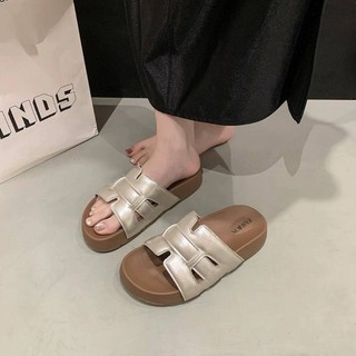 Summer New Fashion Super Hot High-end Birkenstock Slippers Women's Summer Outer Sandals Thick