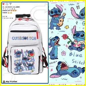Ba Lô Schoolbag Stitch Star Treasure Merchandise Stitch Hai Chiều Dễ Thương Anime Hoạt Hình Nam Nữ Ba Lô Schoolbag
