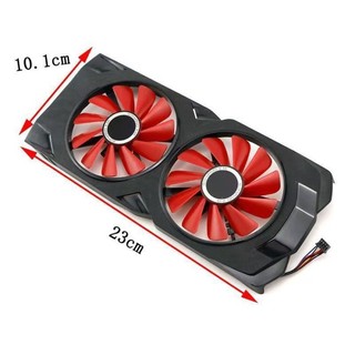 XFX XFX RX580 570 2048SP 4GB Black Wolf Edition Card Đồ Họa Quạt Làm Mát Có Vỏ