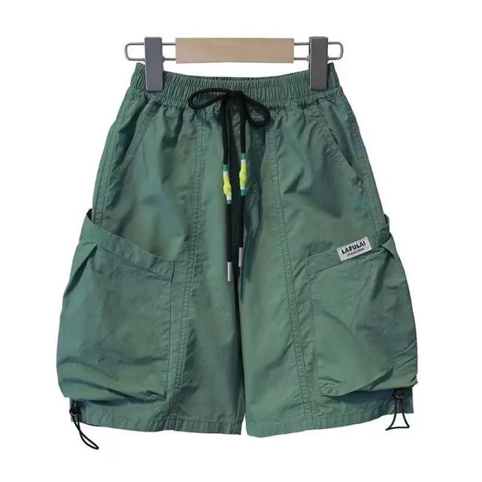 Quần short mỏng khô nhanh mùa hè dành cho trẻ em thể thao mới dáng rộng thời trang quần short