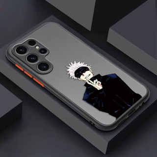 Jujutsu Kaisen Sukuna Gojo Cover Matte Phone Case Cho Samsung Galaxy S25 S10 S20 S21 S22 S23 S24 FE PLUS ULTRA DIY Case Điện Thoại Di Động