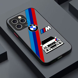Xe thể thao sang trọng BMW Logo Cover Matte Ốp điện thoại cho IPHONE APPLE 17 AIR 16 15 14 13 12 MINI 11 PRO MAX PLUS Ốp lưng DIY Shell Điện thoại di động