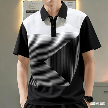 Nam Polo Áo Sơ Mi Nam Quần Áo Công Sở Phong Cách Thường Ngày Áo Polo Tối Giản Quần Áo Áo Áo Polo Áo Quá Khổ Họa Tiết Retro Ngoài Trời Dạo Phố 44