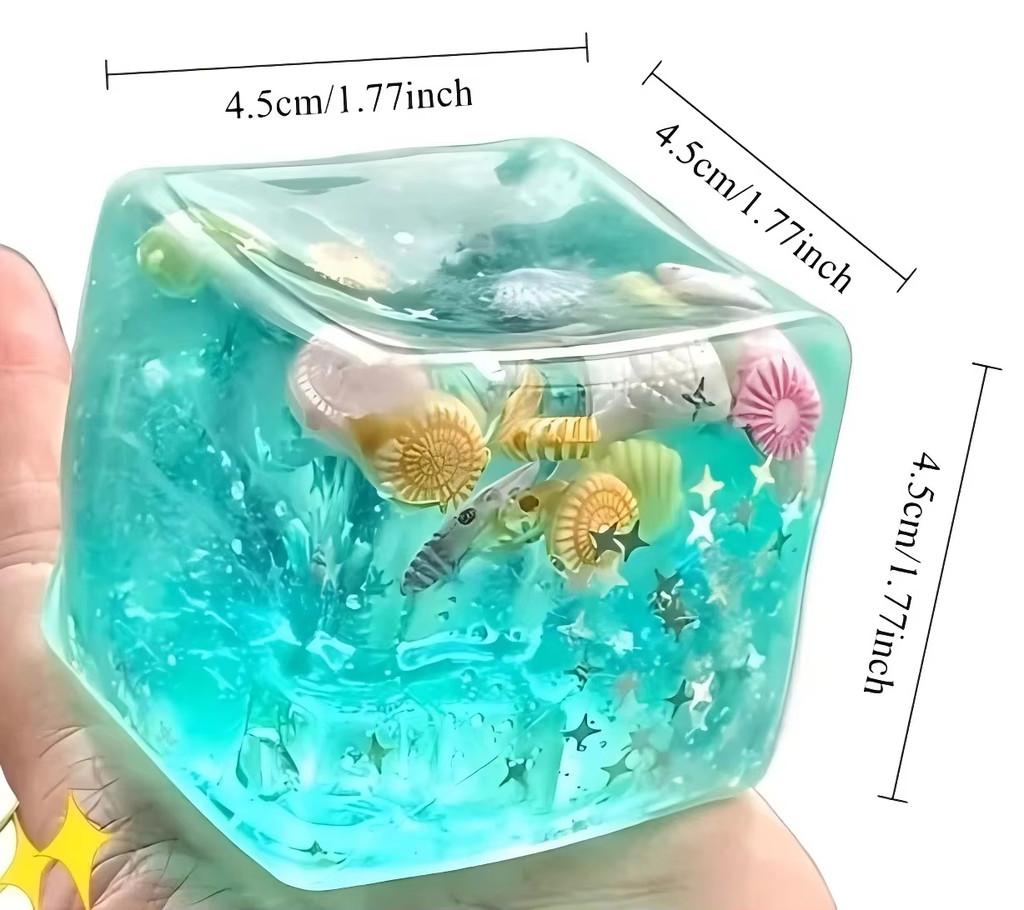 2 Người Lớn Squishy Đại Dương Khối Bóng Căng Thẳng Tự Kỷ Đồ Chơi Cảm Giác Căng Thẳng Lo Âu Giảm Thần Tài Đồ Chơi Maltose Bóng Nước Quà Tặng Cho Trẻ Em