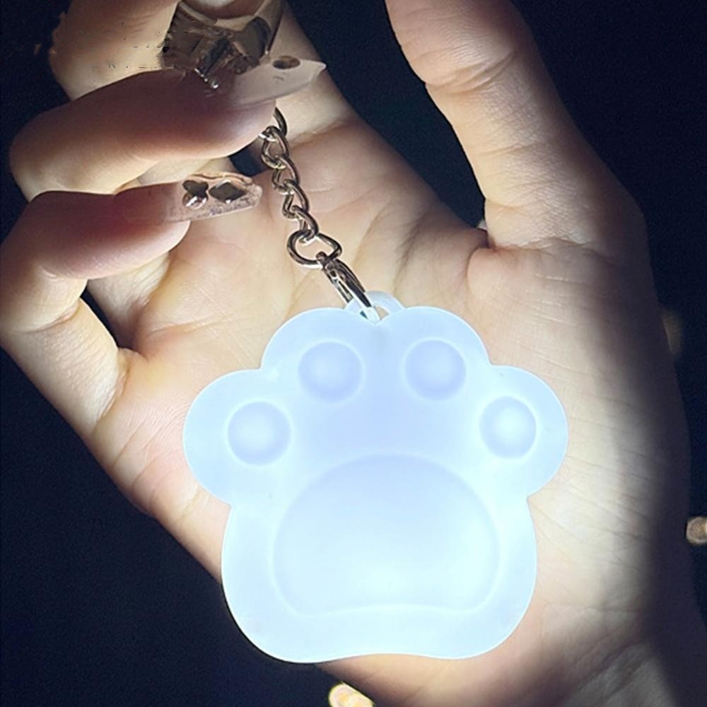 2 Chiếc Mới Dễ Thương Phát Sáng Móc Khóa USB Sạc Cảm Ứng LED Đèn Ngủ Túi Móc Khóa Túi Trang Trí Cô Gái Người Bạn Ngày Lễ Quà Tặng