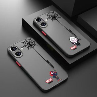 Ngộ nghĩnh Người Nhện Miles Morales Cover Capa Matte Ốp Lưng Điện Thoại IPHONE APPLE 17 AIR 16 15 14 PLUS 13 MINI PRO MAX Vỏ Mềm DIY Vỏ Điện Thoại Di Động