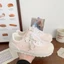 Đôi Lưới Ba Lê Tập Luyện Nữ Đa Năng Giày Trắng Đế Mềm Puff Giày Sneaker