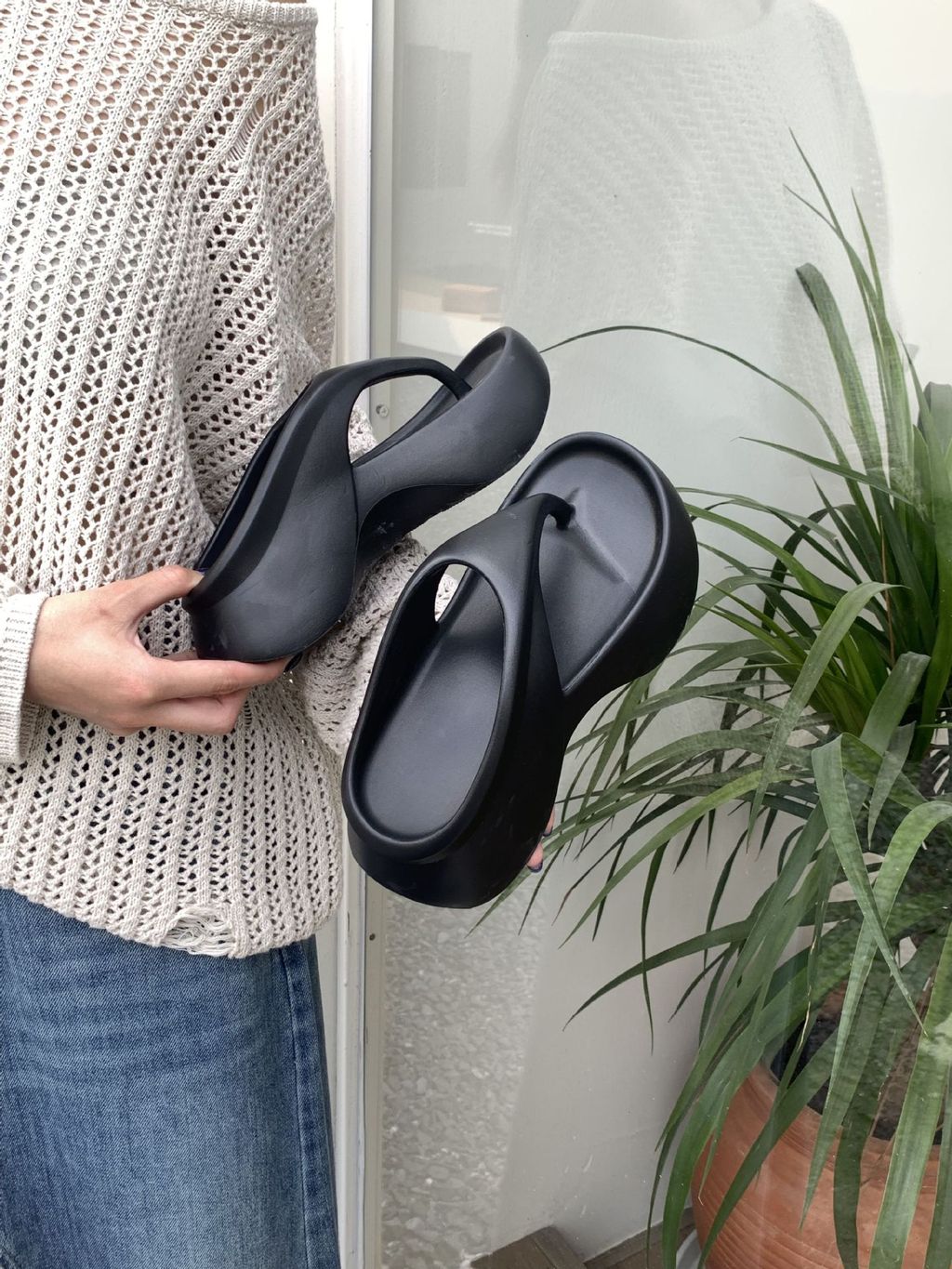 Dép xỏ ngón đế dày mới dành cho nữ EVA