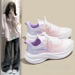 Dopamine Breathable Mesh Sports Shoes For Women Summer New Versatile Student Campus Casual Ru