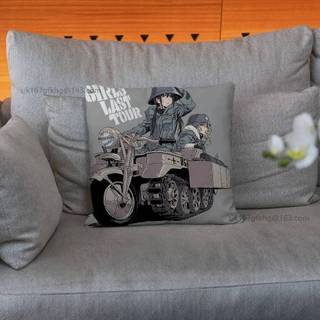 Cô Gái L-L Last Tour Gối Chống Bụi Vỏ Gối Vô Hình Dây Kéo Lụa Ngắn Sang Trọng Sofa Đệm