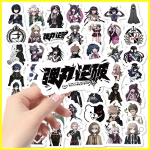 Miếng Dán Danganronpa (118 Tờ) Danganronpa Biểu Tượng Cảm Xúc Gói Miếng Dán Hai Chiều Hàng Hóa Trang Trí diy Anime Chống Thấm Nước Sổ Tay Dán
