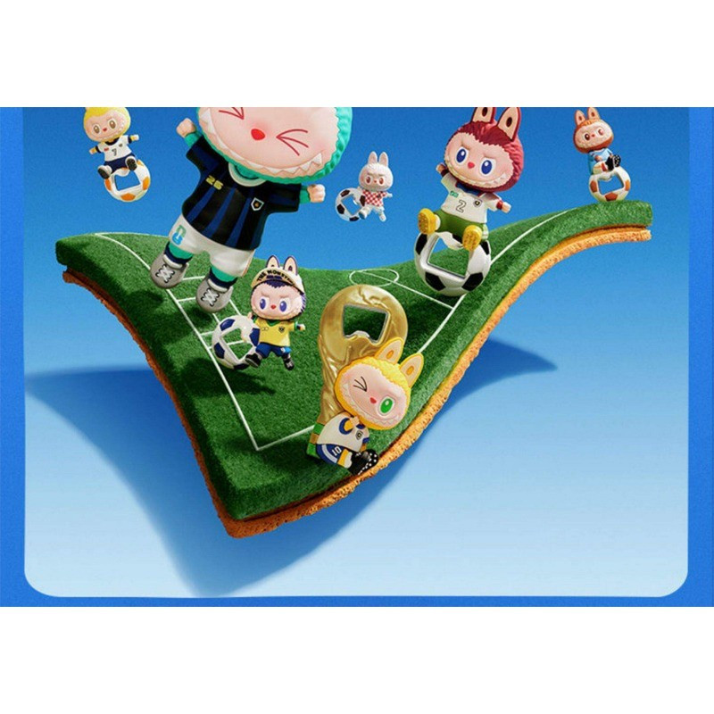 POPMART Labubu THE MONSTERS × FIFA Series bottle opener refrigerator ...