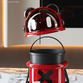 Order🍱 Thùng rác phòng khách phòng ngủ gia dụng hoạt hình thùng đựng đồ cao công suất lớn thùng rác nắp lắc