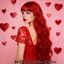 Sóng Dài Xoăn Tóc Trước Nổ Nhiệt Độ Cao Mượt Đỏ Carnival Tóc Giả Full Mũ Anime