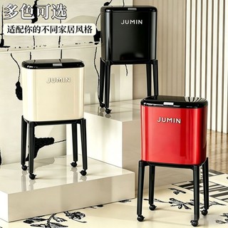 Order💯 Thùng rác nhà bếp gia đình mới có bánh xe, thùng rác đẩy công suất lớn