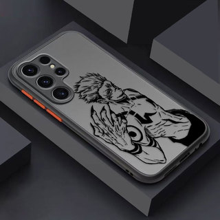 Jujutsu Kaisen Sukuna Gojo Cover Matte Phone Case Cho Samsung Galaxy S25 S10 S20 S21 S22 S23 S24 FE PLUS ULTRA DIY Case Điện Thoại Di Động