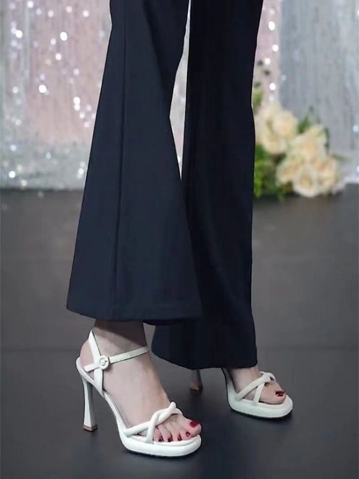 phiên bản Hàn Quốc khí chất thần tiên, sandal đa năng, trang phục hàng ngày đẹp, giày cao gót, g