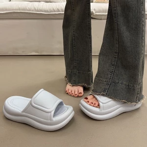 Versatile Outer Wear Heightening Thick-soled Sandals For Women Summer Fashion Casual Home EVA