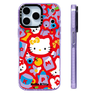 Vỏ dán Hello Kitty màu đỏ có màn hình Vỏ sạc từ tính không dây Tương thích cho IPhone 12 1314151617ProMax Cover 17AIR Silicone Mềm Trong Suốt Ốp Lưng Chống Sốc