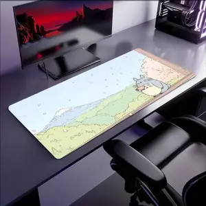 T-Totoro N-Neighbor Phim Cao Su Máy Tính Để Bàn XXL Thảm Chống Trơn Trượt Chơi Game Dày Lớn MousePad M-My Office