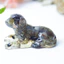 Trang trí động vật bằng nhựa Obsidian phong cách thanh lịch để trang trí văn phòng tại nhà hoặc