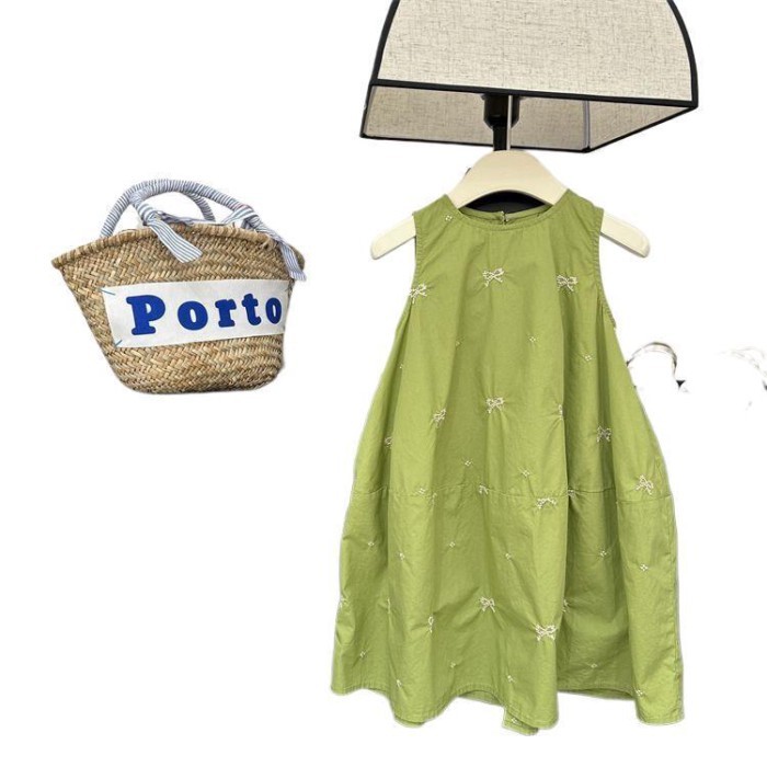 Girls' Sleeveless Skirt Summer Fashionable Children's Internet Celebrity Vest Princess Skirt