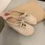Đế Dày Birkenstock Baotou Nửa Dép Áo khoác ngoài nữ Nửa Dép Mùa Đông Buộc Dây Phụ Nữ Mang Tha