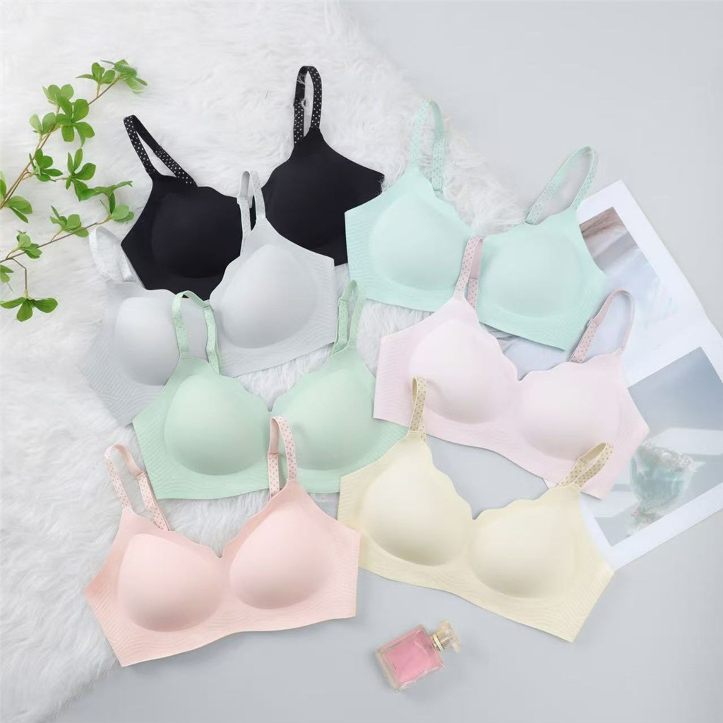 Đồ lót không dây thoải mái dành cho nữ, hỗ trợ nâng ngực nhẹ nhàng, phù hợp người ngực nhỏ, chống chảy xệ.