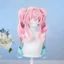 Tóc Giả Sụp Đổ Ngôi Sao Đường Sắt Phong Cách Violet cosplay Tóc Giả Lớp Gradient Hổ Miệng Kẹp Đôi Đuôi Ngựa Tóc Giả