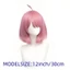 Spy x Play House Tóc giả Arnia Foggy Light Pink Bob Head cos Tóc giả Tóc giả Arnia