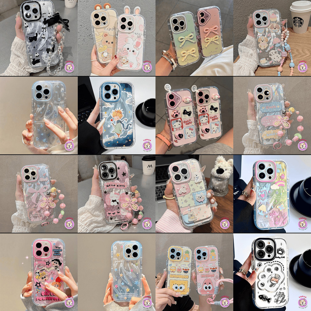 Ốp Điện Thoại Ngẫu Nhiên Cho iphone 17Promax 17 16 15 14 13 12 11 16promax 15promax 14promax 12promax 11promax xsmax 7plus Cặp Đôi Nữ Hoạt Hình Dễ Thương Chống Rơi Mù Hộp Hoa Mùa … – ảnh mô tả chi tiết 8