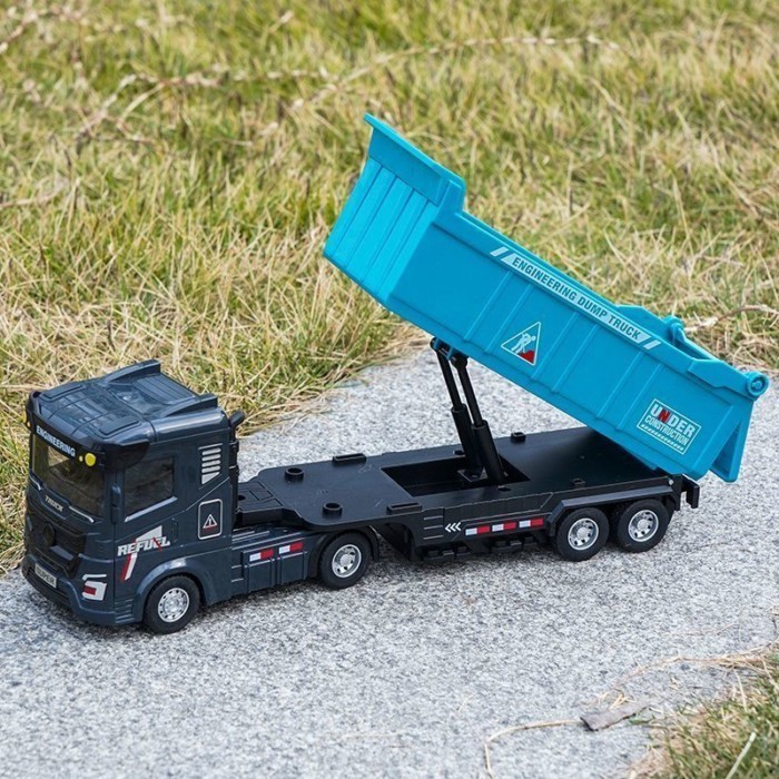 Trẻ Em Bé Trai Đồ Chơi Ô Tô Lớn Vận Chuyển Hộp Đựng Trailer Xe Tải Quán Tính Xe Tải Lớn Kỹ Thuật Mô Hình