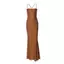 Đầm ghép không tay thanh lịch mùa hè với Bodycon vừa vặn và chất liệu phản quang cho nữ