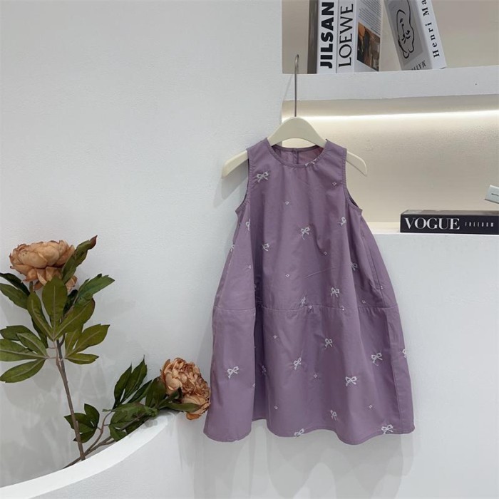 Girls' Sleeveless Skirt Summer Fashionable Children's Internet Celebrity Vest Princess Skirt