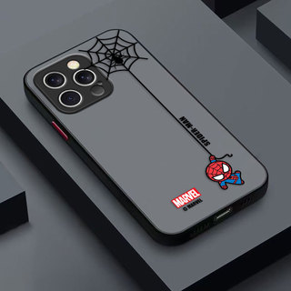 Ngộ nghĩnh Người Nhện Miles Morales Cover Capa Matte Ốp Lưng Điện Thoại IPHONE APPLE 17 AIR 16 15 14 PLUS 13 MINI PRO MAX Vỏ Mềm DIY Vỏ Điện Thoại Di Động