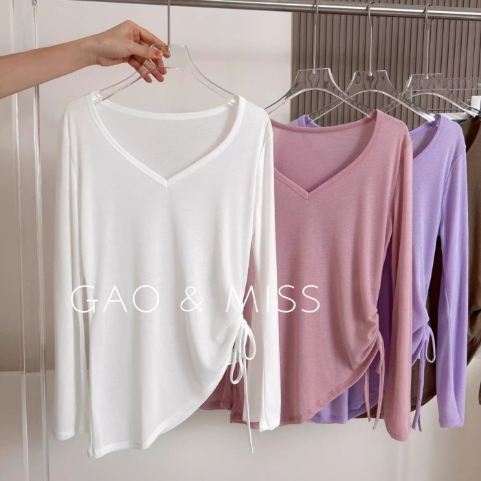 Áo thun thể thao dáng rộng mùa hè dành cho nữ, áo thun mỏng che hông, tập thể dục giảm béo, cổ c