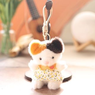 Móc khóa mềm màu vàng lấp đầy nhẹ cho trẻ em và thanh thiếu niên