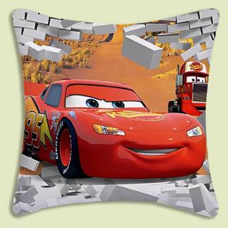 The Lightning Cars McQueen Gối Có Hoạt Hình Sofa Trang Trí Nhà In Hai Mặt Ngắn Sang Trọng Dễ Thương Đệm