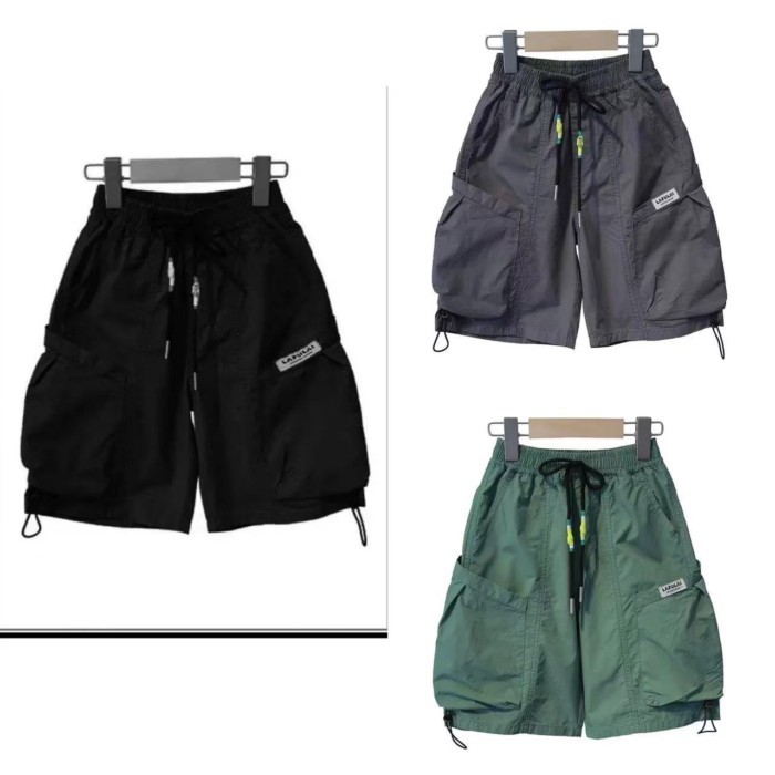 Quần short mỏng khô nhanh mùa hè dành cho trẻ em thể thao mới dáng rộng thời trang quần short