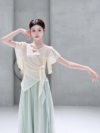 điệu nhảy cổ điển vần gạc nữ cổ tích hoa khiêu vũ lưới trên cơ thể thực hành quần áo Trung Quốc