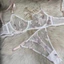 Áo Ngực Underwire Thêu Thực Vật - Sheer Mesh Gợi Cảm