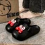 Cute Rabbit Ears Boken One-piece Croc Shoes Baotou Outerwear Slippers Women's New Fashion Net
