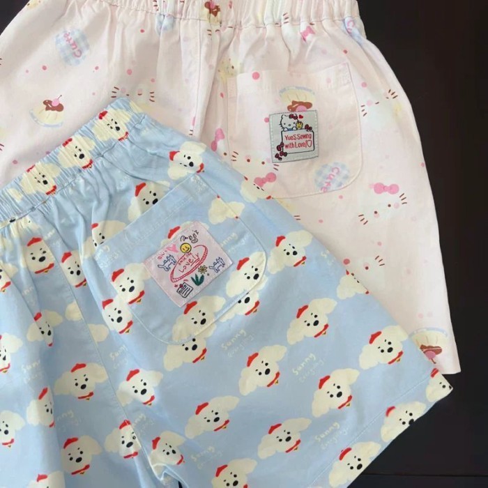 Quần Short Mùa Hè Cho Bé Gái Quần Short Bé Gái Phong Cách Mới Thời Trang In Hình Hello Kitty