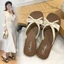 Dép Cổ Tích Đẹp Đi Chân Váy Nơ Cao Cấp Của Pháp Đáy Dày