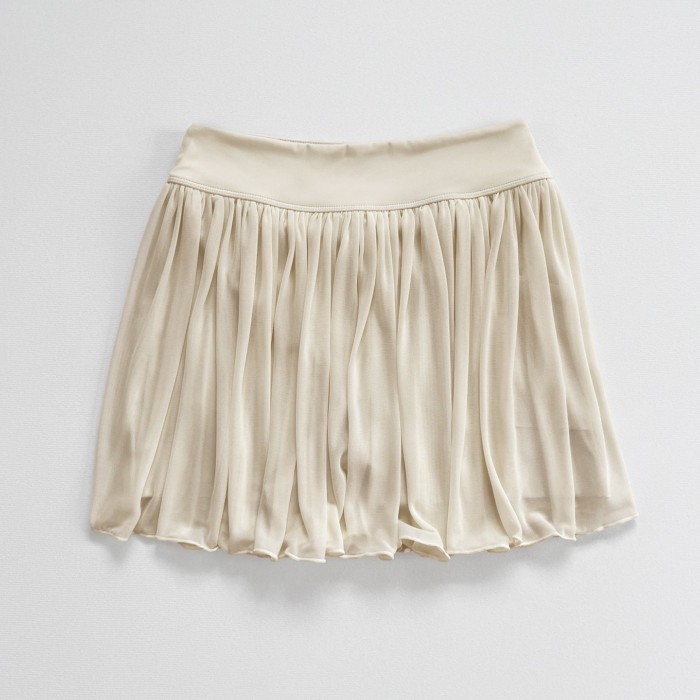 Thể thao nửa chiều dài yoga mặc quần culottes lưới váy thể thao nữ nhanh khô thể dục cầu lông váy t